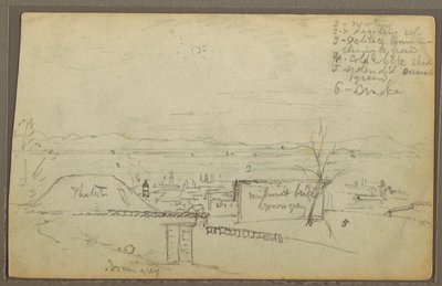 Dessin, ville (Équateur ), 1853 - Frederic Edwin Church