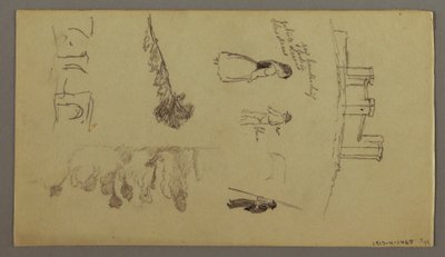 Dessin, Deux études de ville au sommet d