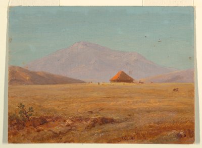 Équateur ?, plateau de montagne avec cabane - Frederic Edwin Church