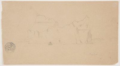 Iceberg flottant avec voilier - Frederic Edwin Church