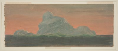 Iceberg contre ciel du soir - Frederic Edwin Church
