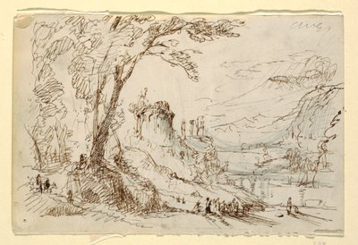 Paysage imaginaire avec ruines classiques - Frederic Edwin Church