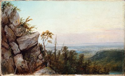 Roches et paysage - Frederic Edwin Church