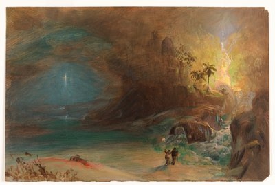 Étude pour « Apothéose de Thomas Cole » - Frederic Edwin Church