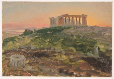 Le Parthénon vu du sud-est - Frederic Edwin Church