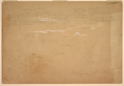 Vue surplombant la vallée de Chota, entre Ibarra et Puntal, Équateur - Frederic Edwin Church