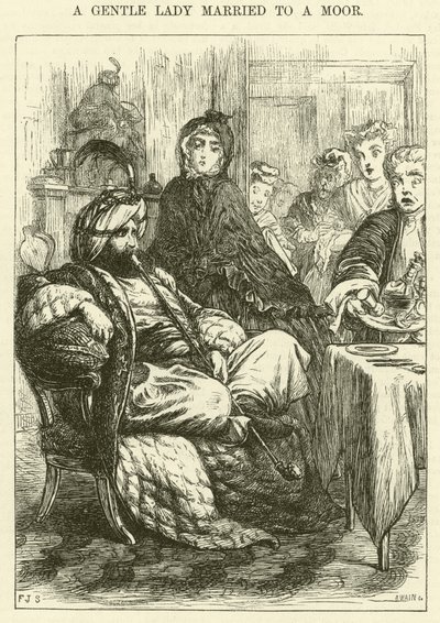 Une dame gentille mariée à un Maure - Frederic James Shields