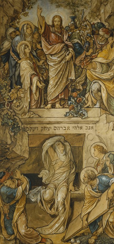 La résurrection de Lazare - Frederic James Shields
