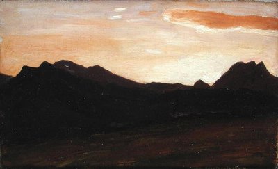 Paysage avec collines - Frederic Leighton