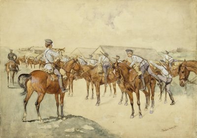 Un appel aux armes - Frederic Remington
