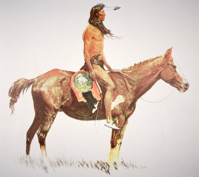 Un brave Cheyenne - Frederic Remington