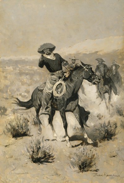 Days on the Range ("Hands Up !") - Frederic Remington