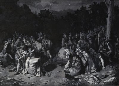 Rassemblement indien - Frederic Remington