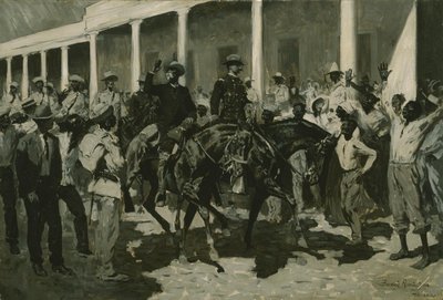 Le retour de Gomez à La Havane - Frederic Remington