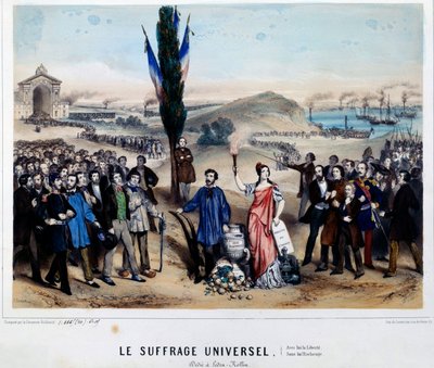 Allégorie au suffrage universel d