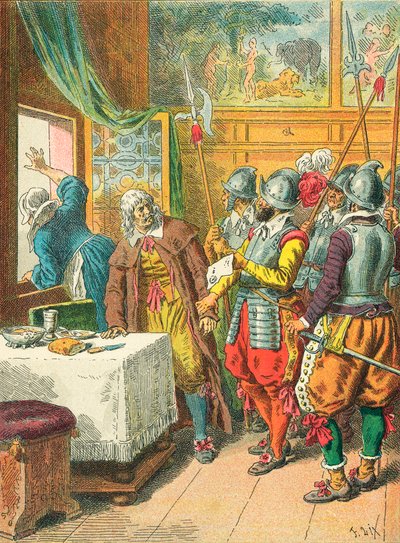 Arrestation de Broussel - Frederic Theodore Lix