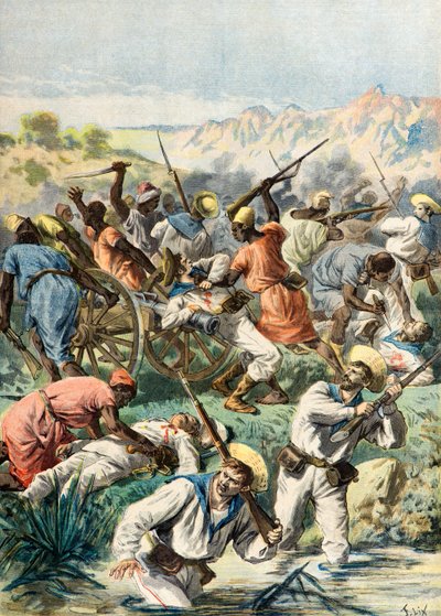 Massacre de soldats anglais - Frederic Theodore Lix