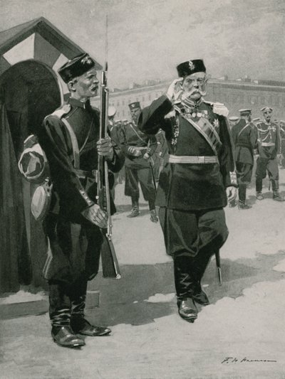 Officier et Sentinelle - Frederic de Haenen