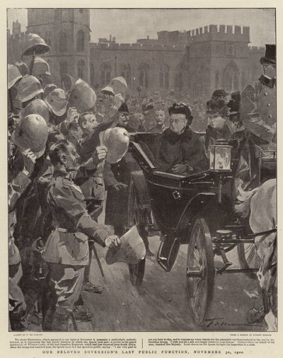 La dernière fonction publique de notre bien-aimé Souverain, 30 novembre 1900 - Frederic de Haenen