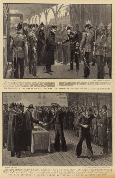 Le départ du duc de Cornouailles et d