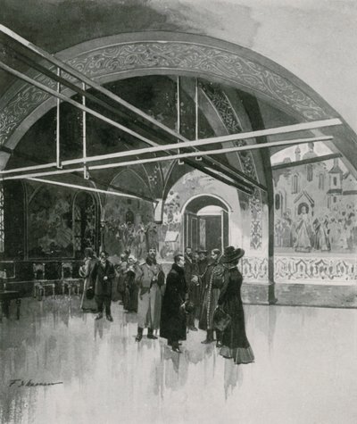 La petite Palata dorée, ou salle de la Tsarine, au Kremlin - Frederic de Haenen