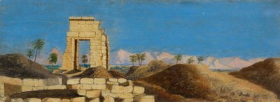 Ruines dans le désert, c.1846-1907 - Frederica Countess of Scarborough Drummond