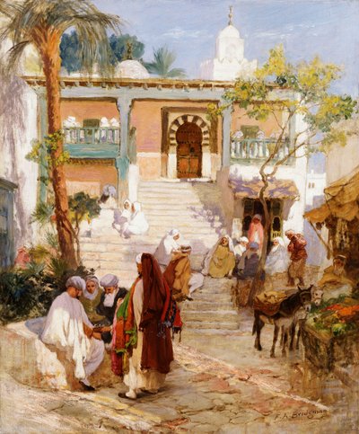 Au Souk - Frederick Arthur Bridgman
