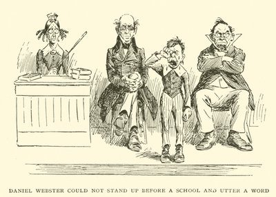 Daniel Webster ne pouvait pas se lever devant une école et prononcer un mot - Frederick Burr Opper