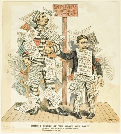 Les lumières brillantes du Grand Old Party - Frederick Burr Opper