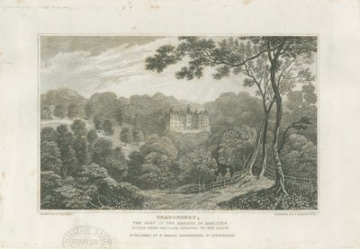 Beaudesert Hall et Parc : gravure, nd [vers 1830] - Frederick Calvert