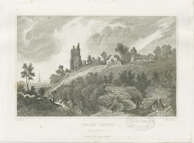 Château de Dudley : gravure, nd [19e siècle] - Frederick Calvert