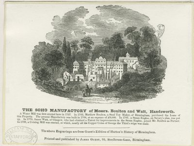 Manufactory de Soho : gravure sur bois - Frederick Calvert