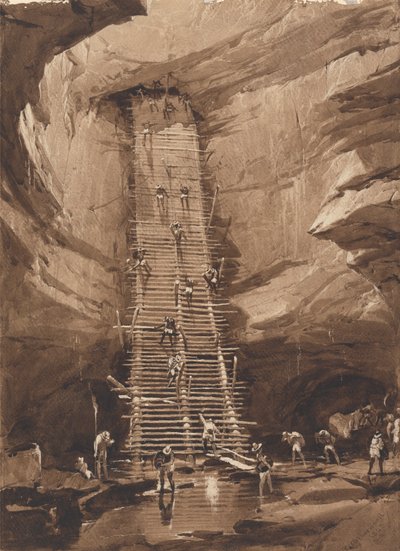 Puits à Bolonchen, Yucatan - Frederick Catherwood