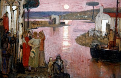 Idylle du soir, c.1910 - Frederick Cayley Robinson