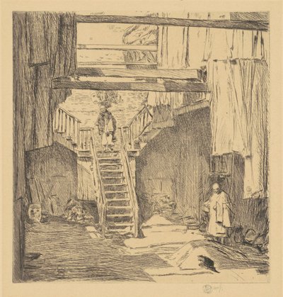 Vieux Chinatown, San Francisco, 1904 - Frederick Childe Hassam
