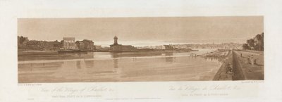 Vue du village de Chaillot & C. prise du Pont de la Concorde 1803 ; Planche 17 des Vues de Paris, le volume Emanuel traçage de la planche B1981.25.2626 - Frederick Christian Lewis the Elder