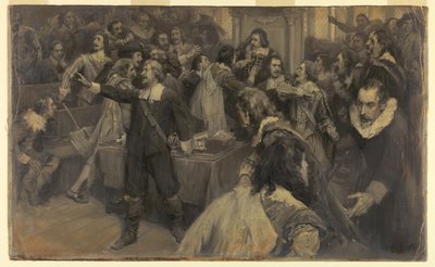 Scène à la Chambre des communes, 2 mars 1629 - Frederick Coffay Yohn