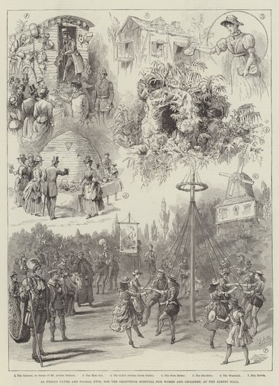 Fête en plein air et fête florale, pour l