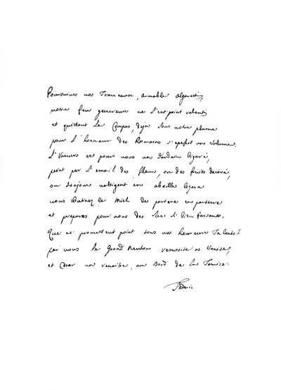 Lettre de Frédéric le Grand, roi de Prusse, au comte Francesco Algarotti, 1740 1865 - Frederick George Netherclift