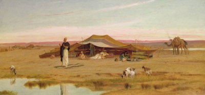La prière du soir du cheikh - Frederick Goodall