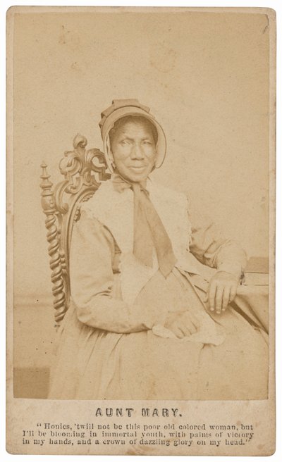 Tante Mary Dines, c. 1865 (photo) - Frederick Gutekunst
