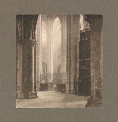 Camera Work : Hauteur et lumière dans la cathédrale de Bourges, 1903 - Frederick Henry Evans