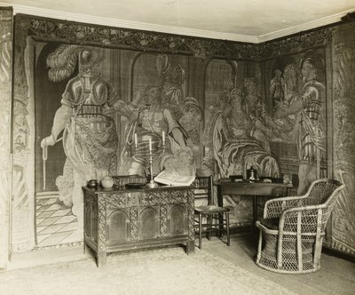 Manoir de Kelmscott : Dans la salle des tapisseries - Frederick H. Evans