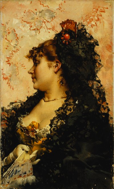 Une beauté espagnole - Frederick Hendrick Kaemmerer