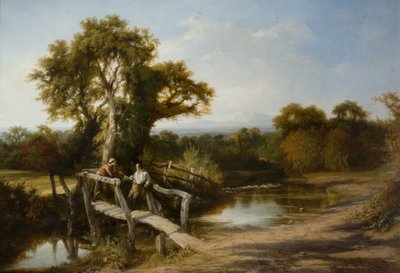 Paysage du Worcestershire en automne - Frederick Henry Henshaw