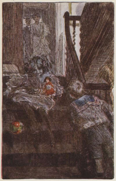Illustration pour They de Rudyard Kipling (lithographie en couleur) - Frederick Henry Townsend