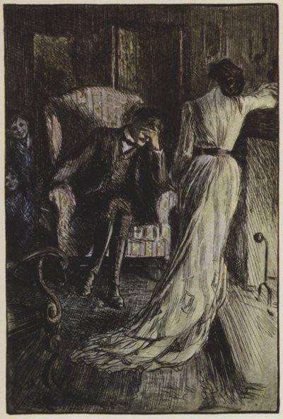 Illustration pour They de Rudyard Kipling (lithographie en couleur) - Frederick Henry Townsend