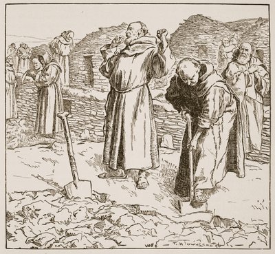 Agriculture monastique, illustration de 