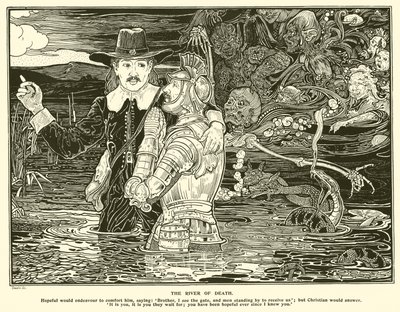La rivière de la mort (gravure) - Frederick Hurten Rhead