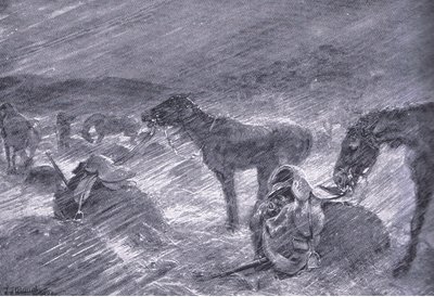 Une tempête de grêle sud-africaine, d